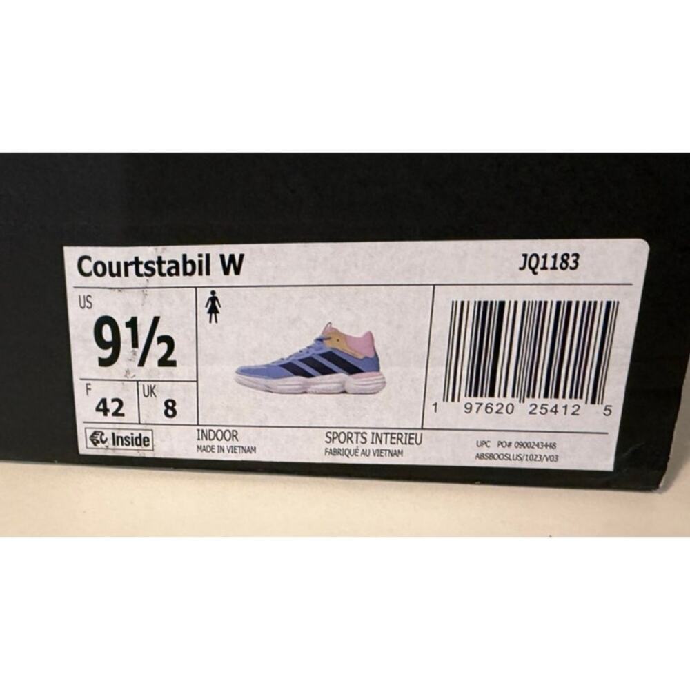 NIB adidas Women's Court Stabil Volleyball Shoes - Size 9.5 - Picture 9 of 9